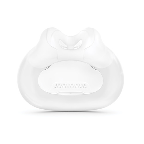 AirFit F30i replacement cushion shown in silicone UltraCompact design for the under-the-nose full face CPAP mask.