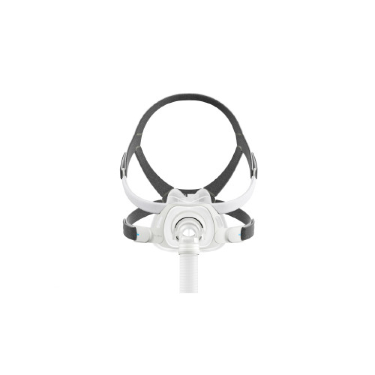 AirFit F40 full face CPAP mask system showing available sizes and minimal-contact design
