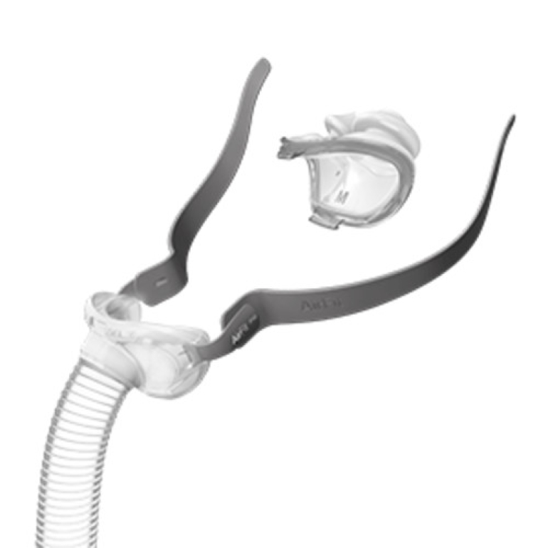 AirFit P10 frame system shown without headgear, replacement CPAP frame component.