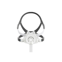 AirFit F40 full face CPAP mask system showing available sizes and minimal-contact design thumbnail